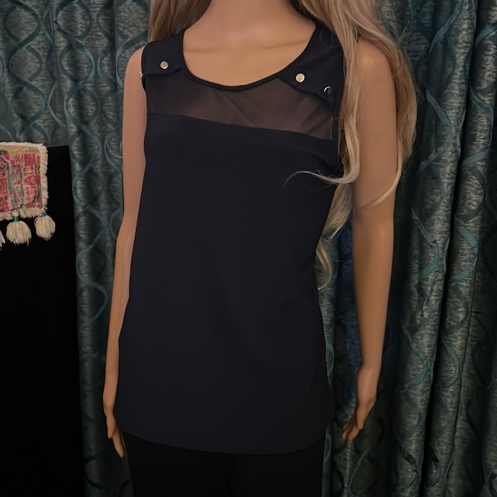 Navy Blue Top